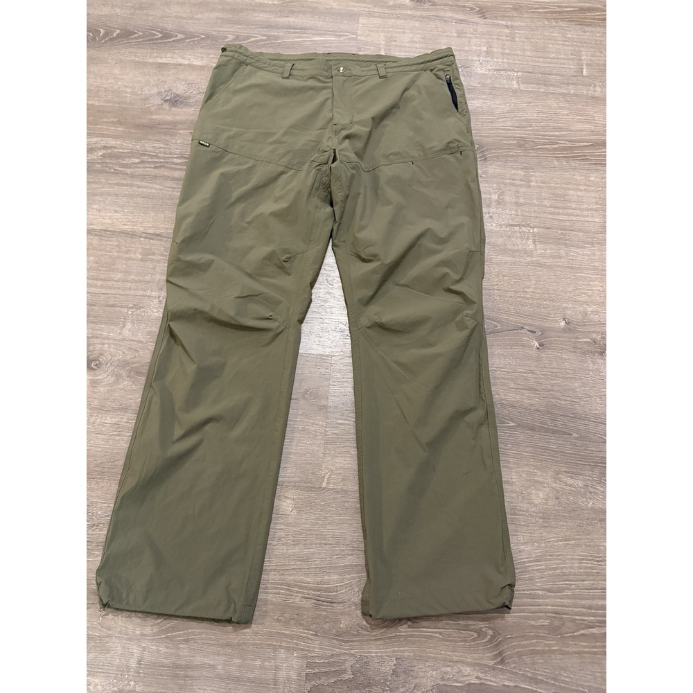 Howler Brothers Shoalwater Tech Pants Men's 40 X 34 Green Orange Hiking Fishing